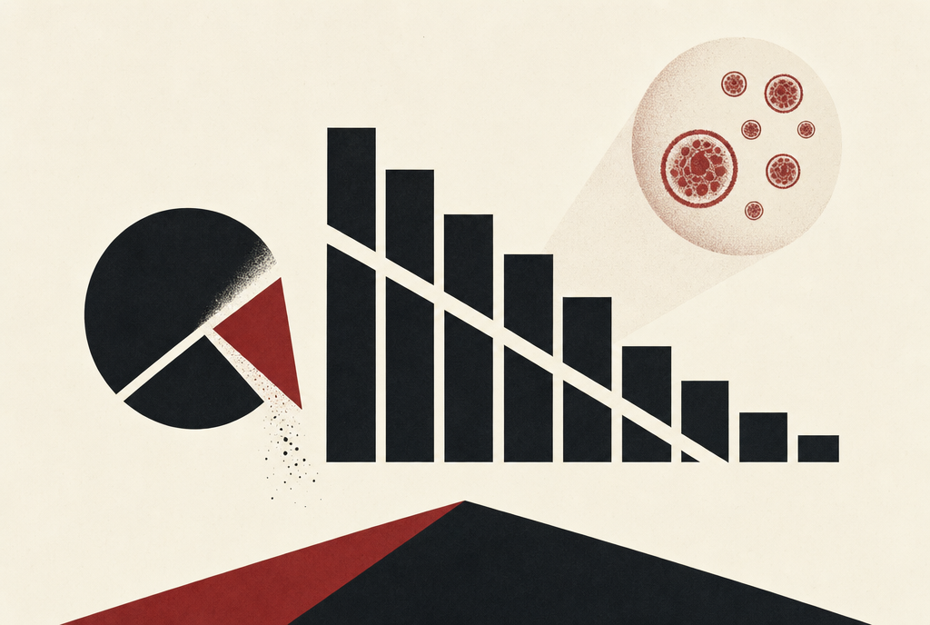 Abstract editorial illustration