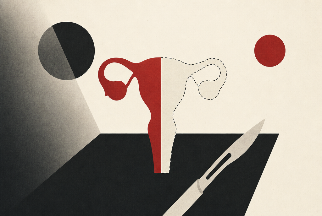 Abstract editorial illustration