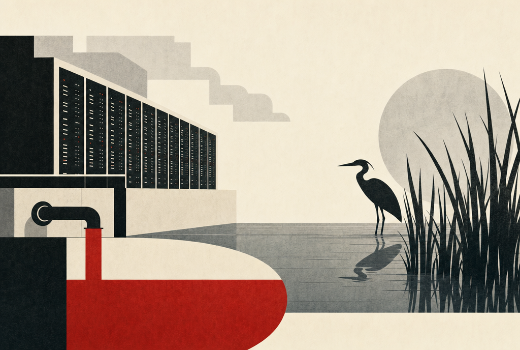 Abstract editorial illustration