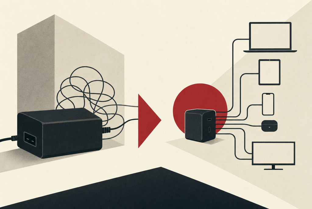 Abstract editorial illustration