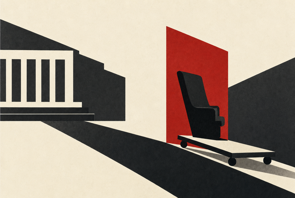 Abstract editorial illustration