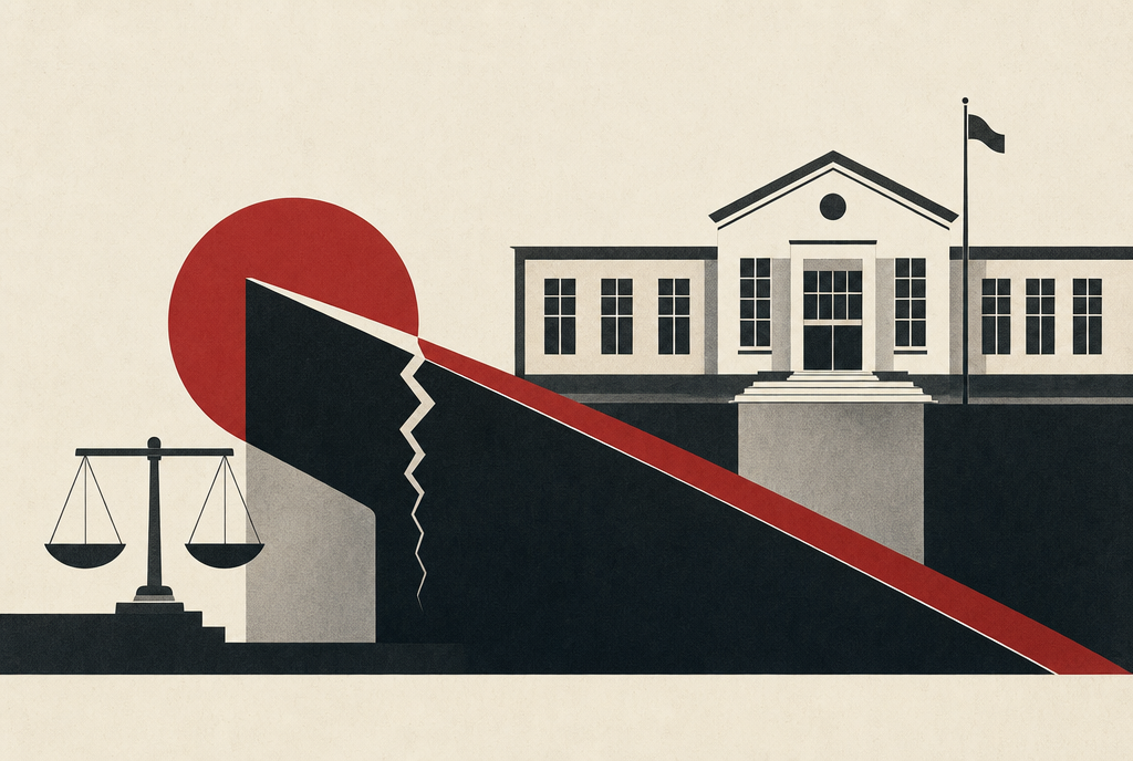 Abstract editorial illustration