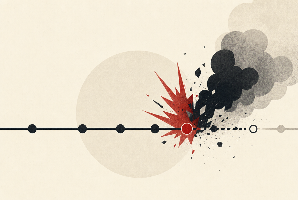 Abstract editorial illustration