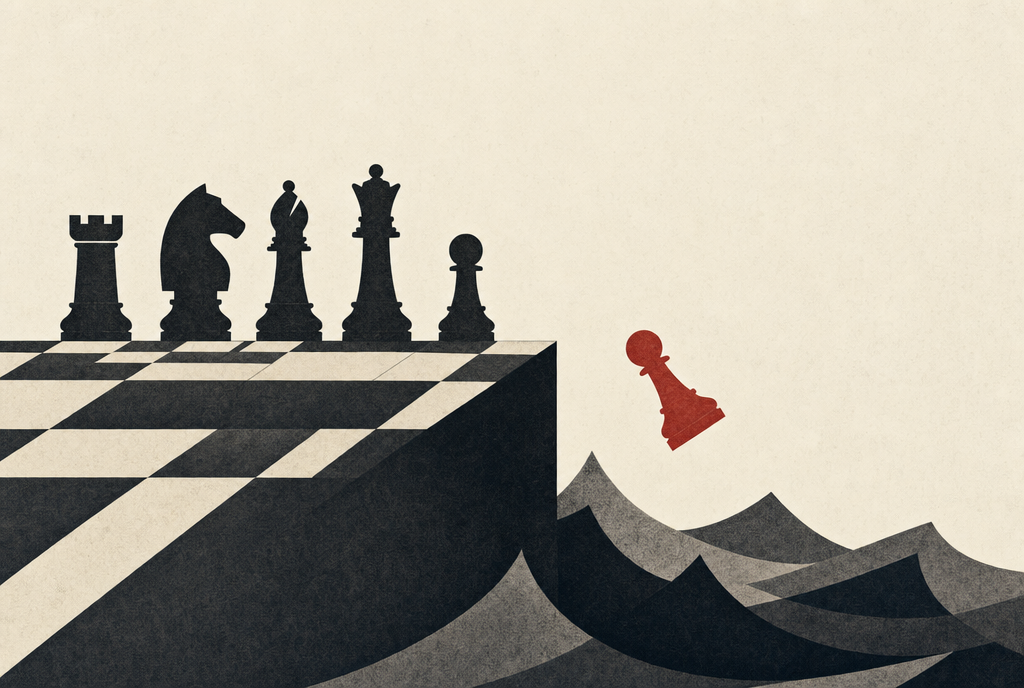 Abstract editorial illustration