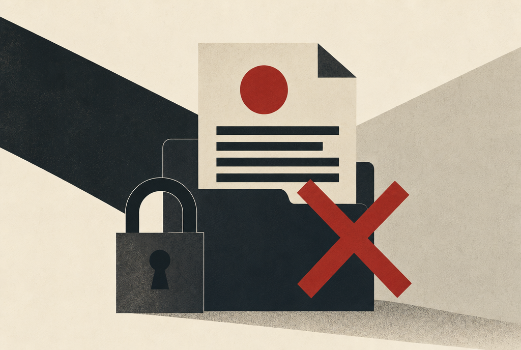 Abstract editorial illustration