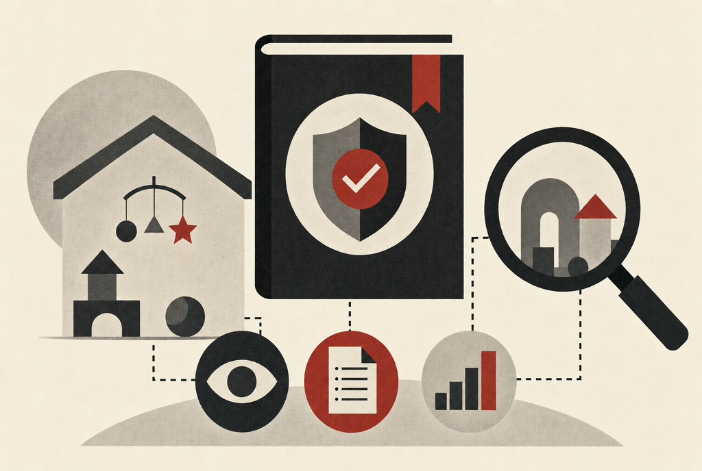 Abstract editorial illustration