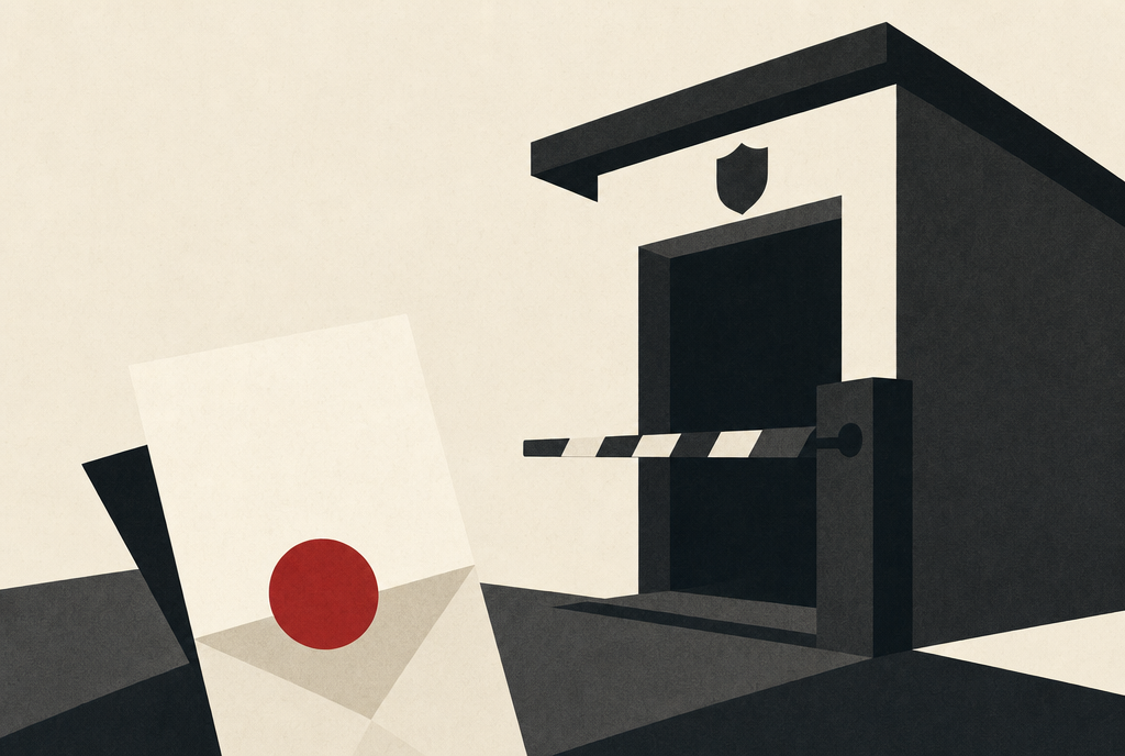 Abstract editorial illustration
