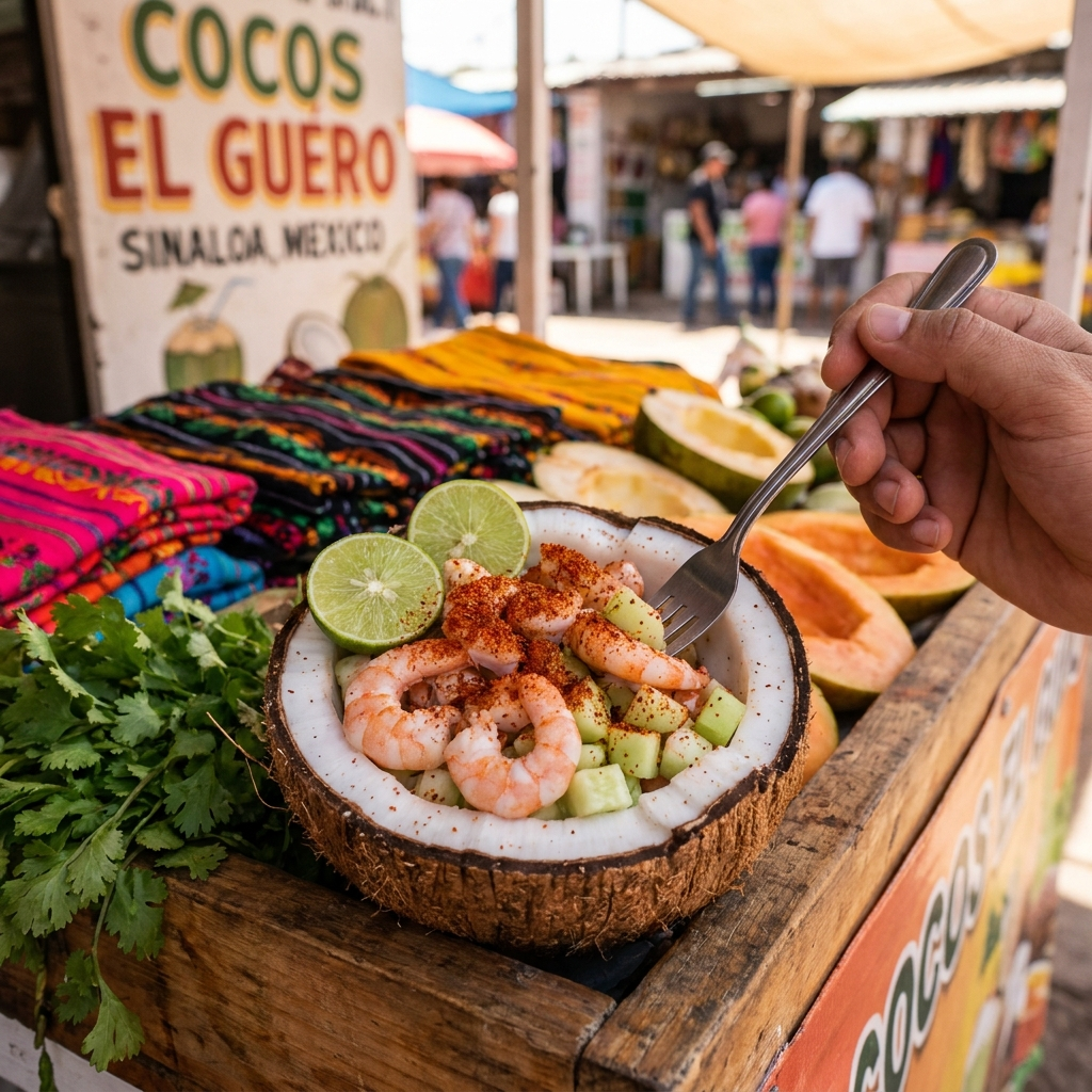 Coco con Camarón