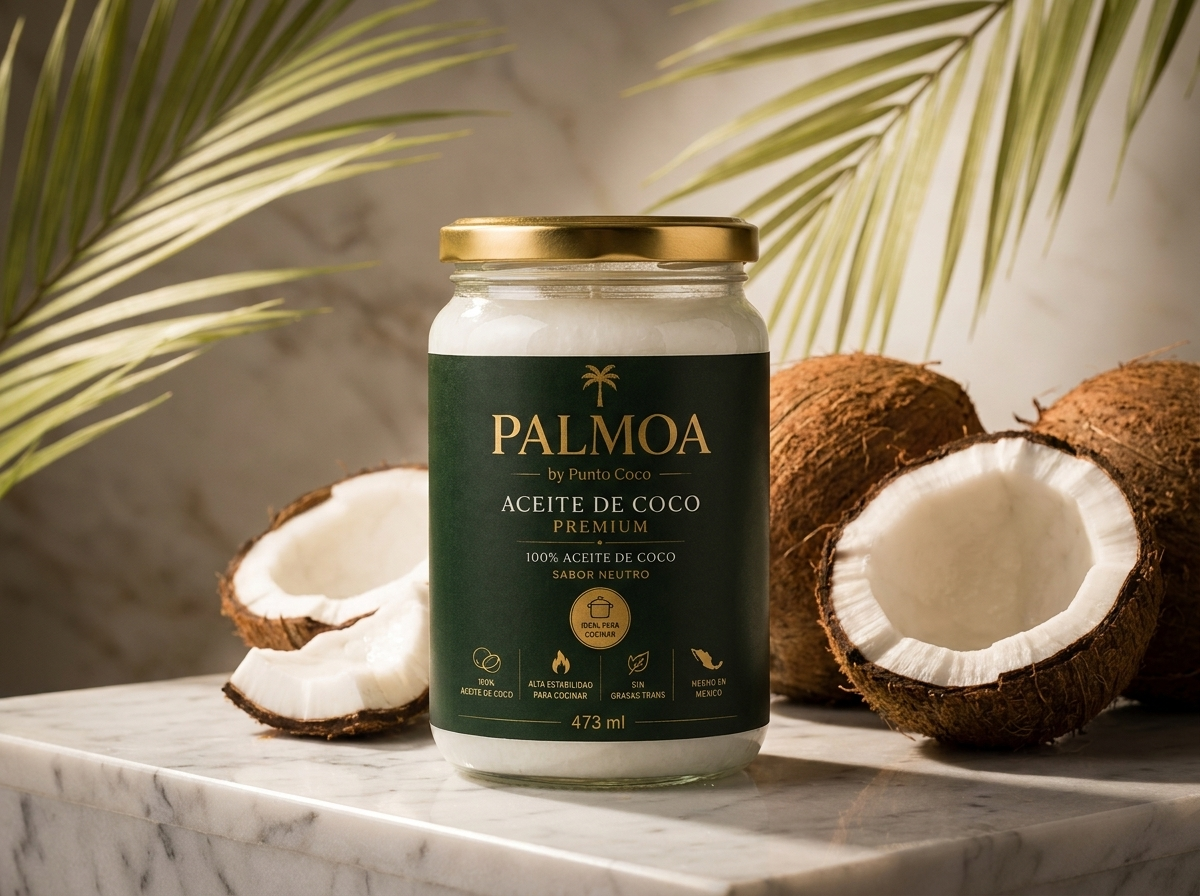 PALMOA Aceite de Coco Premium by Punto Coco