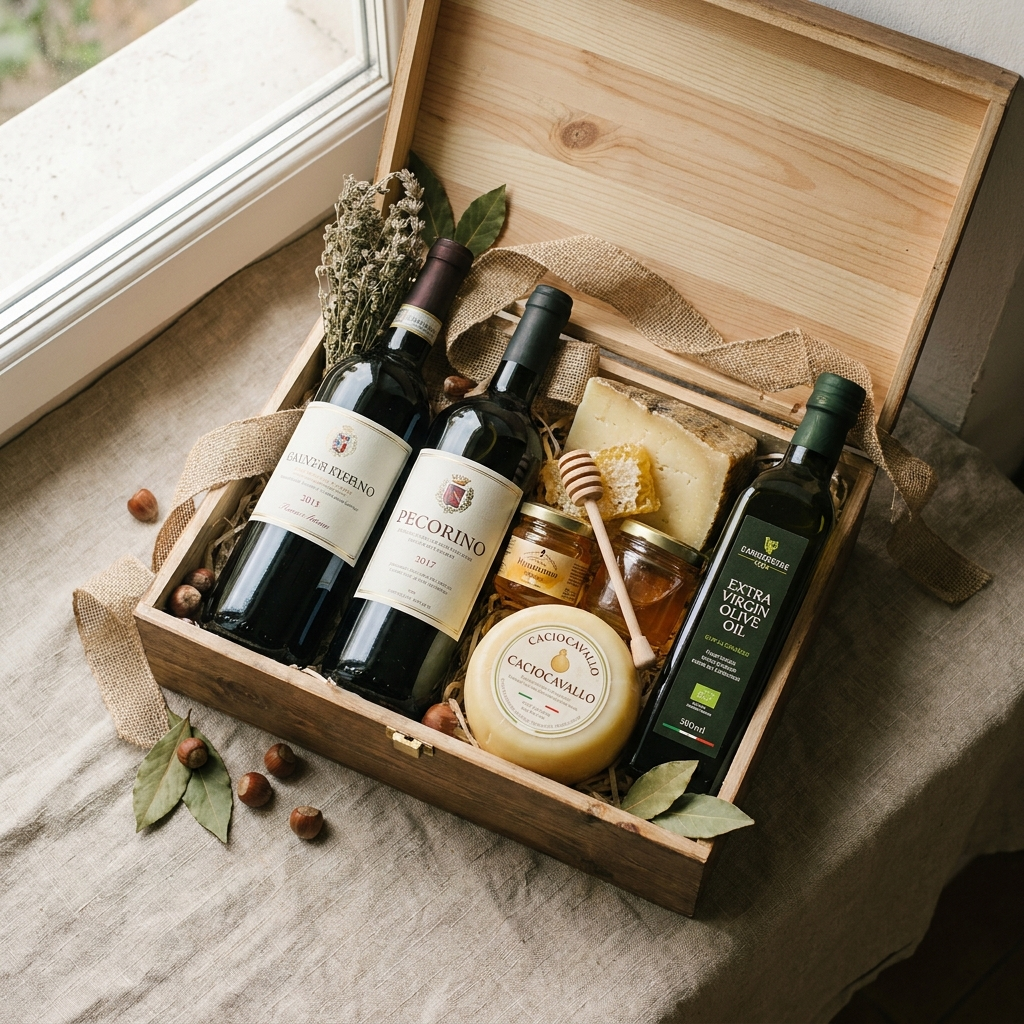 Cesto Ciociaria Bio — Vini & Mieli