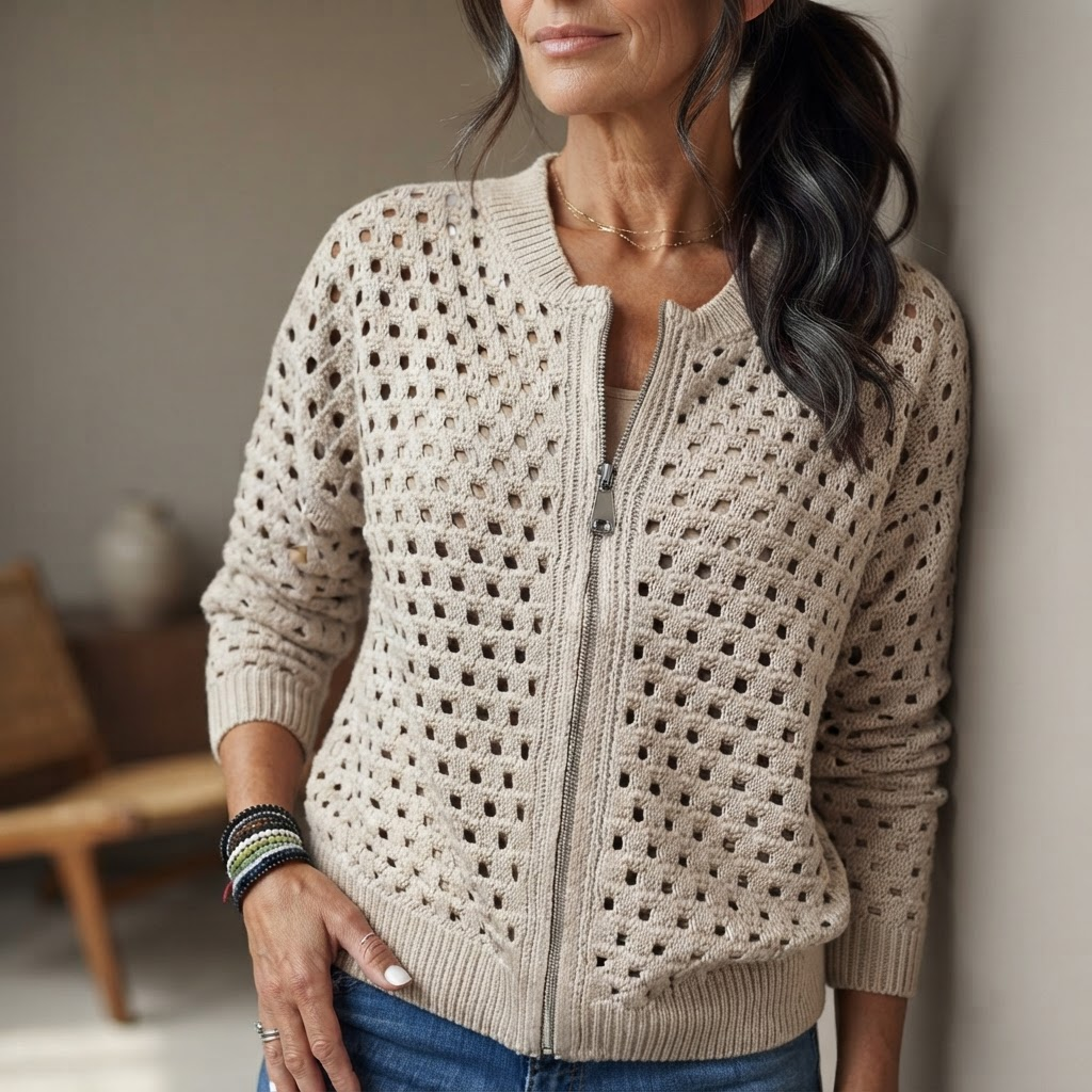 Constance Timeless Knitted Cardigan lifestyle photo