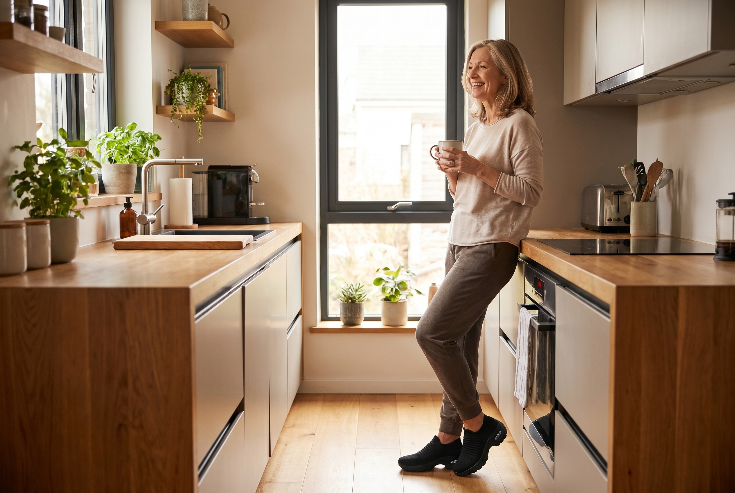 Woman in kitchen