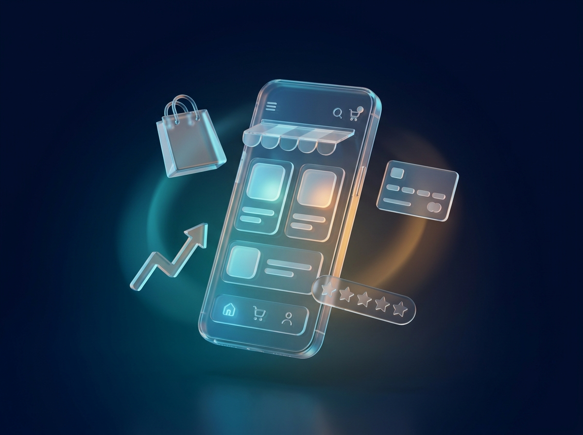 Mobile ecommerce store with analytics