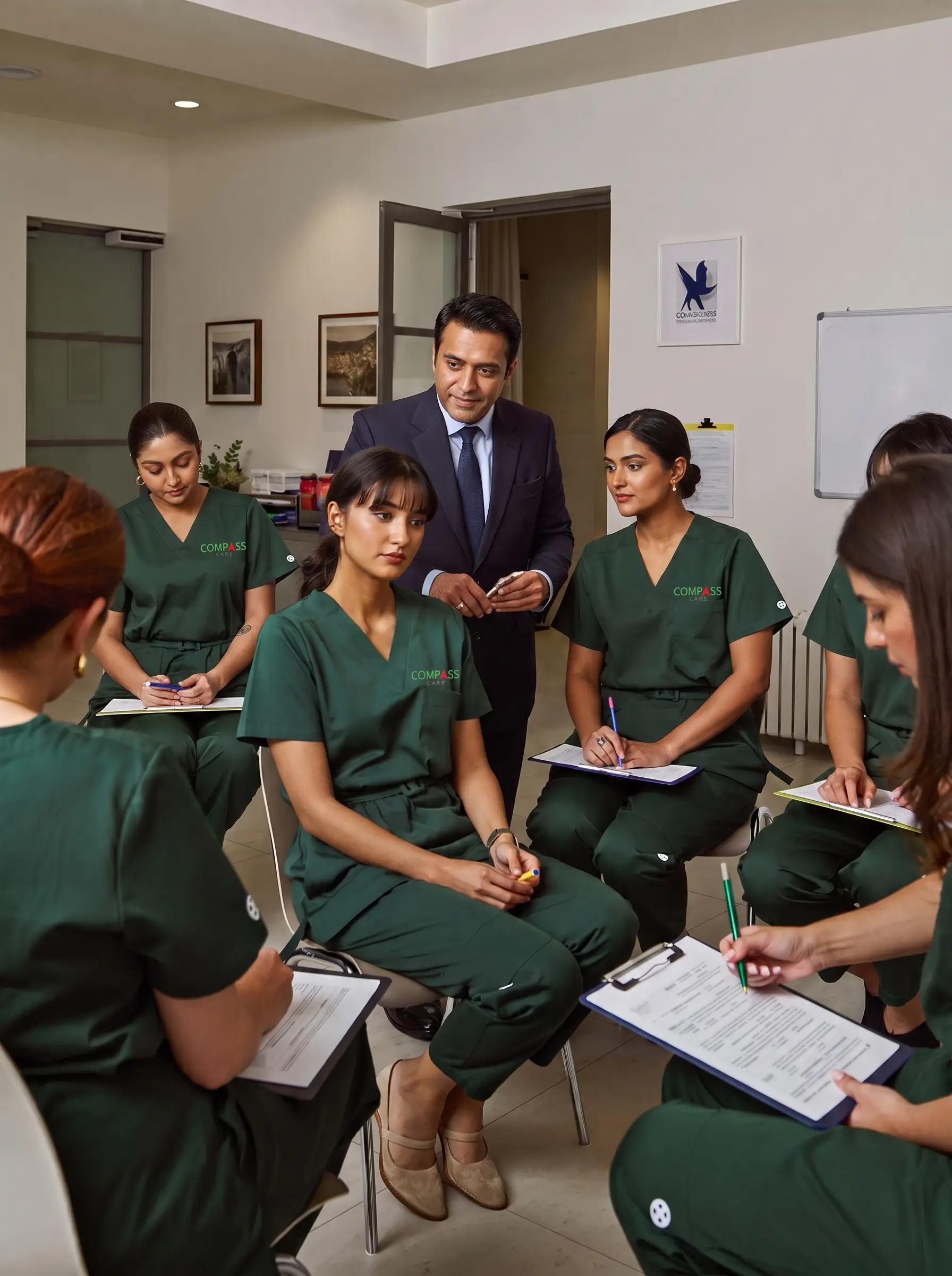 Compass Care caregiver training and screening