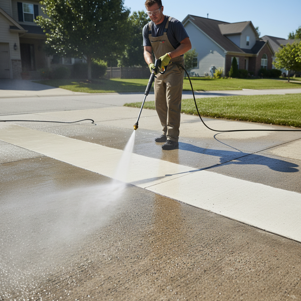 pressure washing
