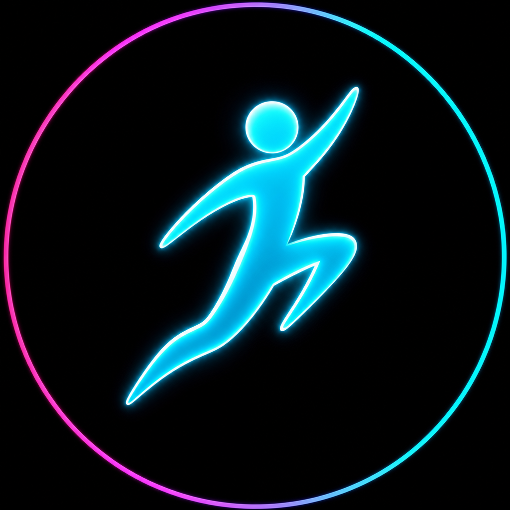 jumping icon