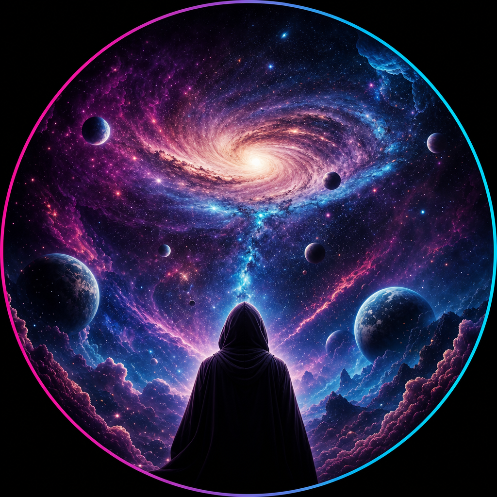 Galaxy dream symbol