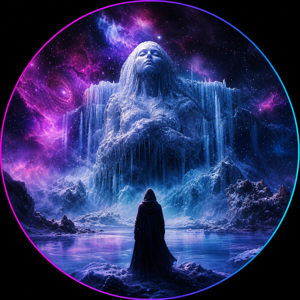 Frozen water dream symbol
