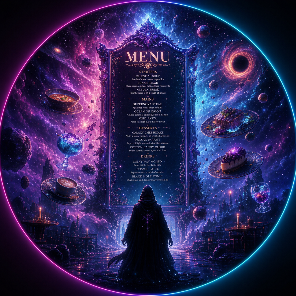 Menu dream symbol