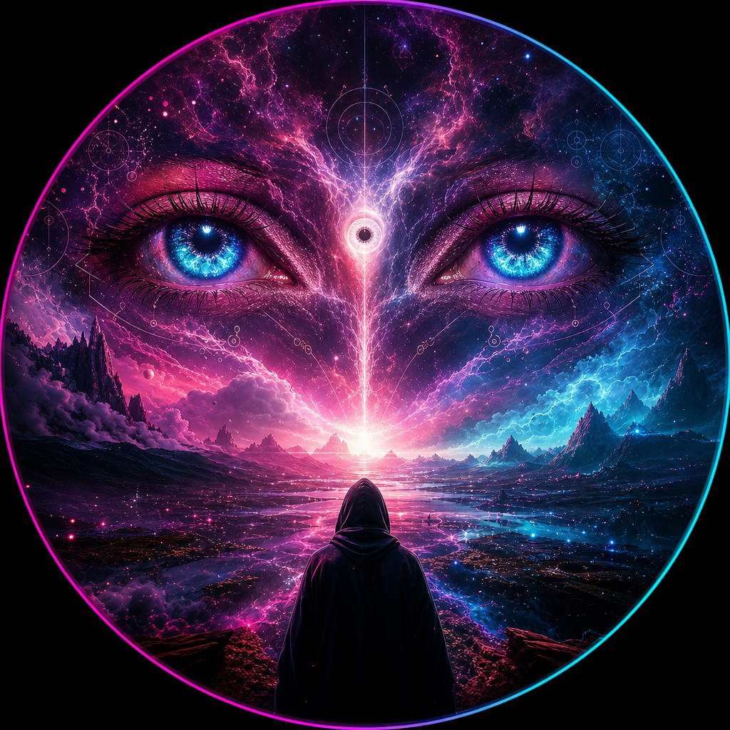 Eyes open dream symbol
