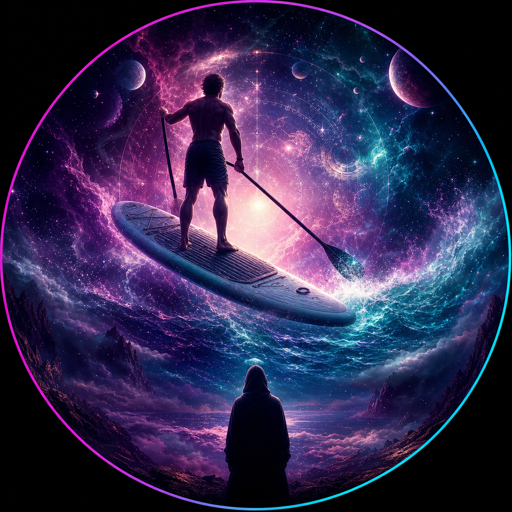 Paddleboard dream symbol