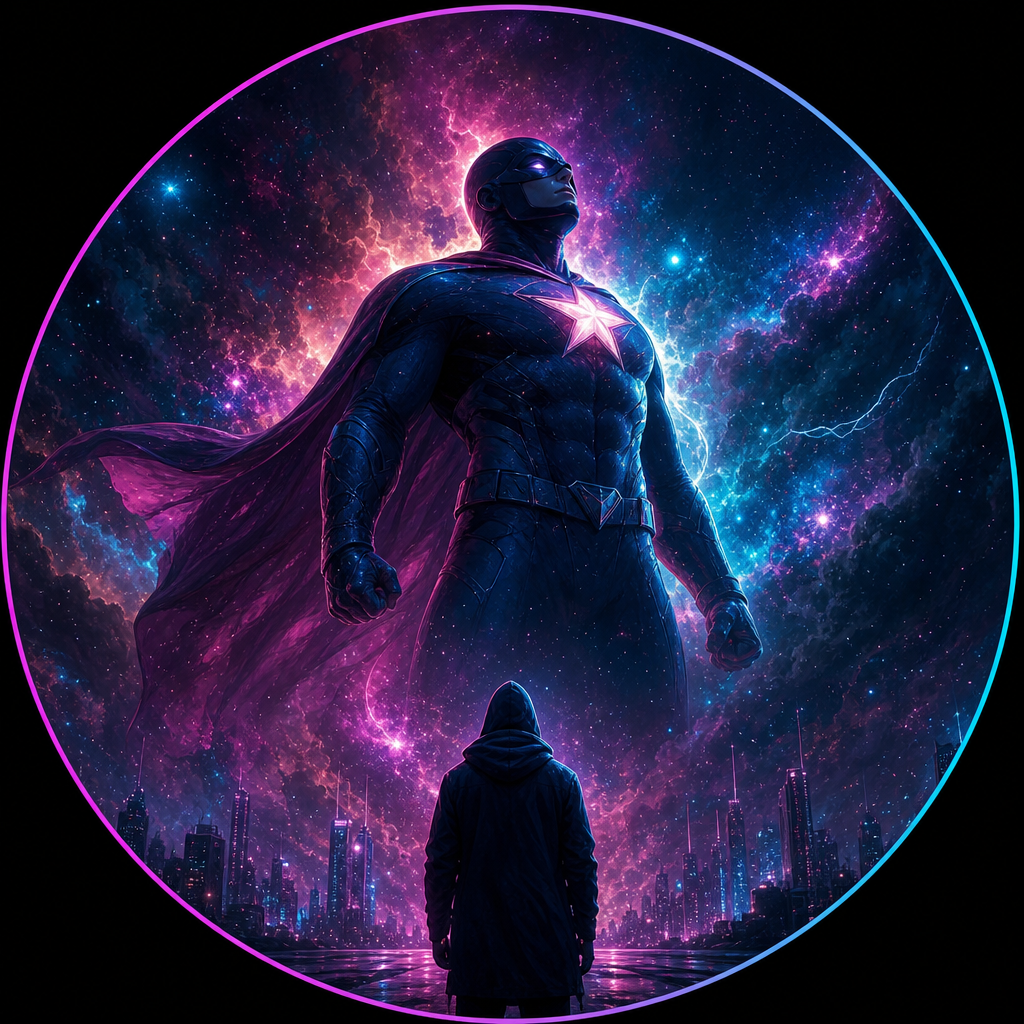 Superhero dream symbol