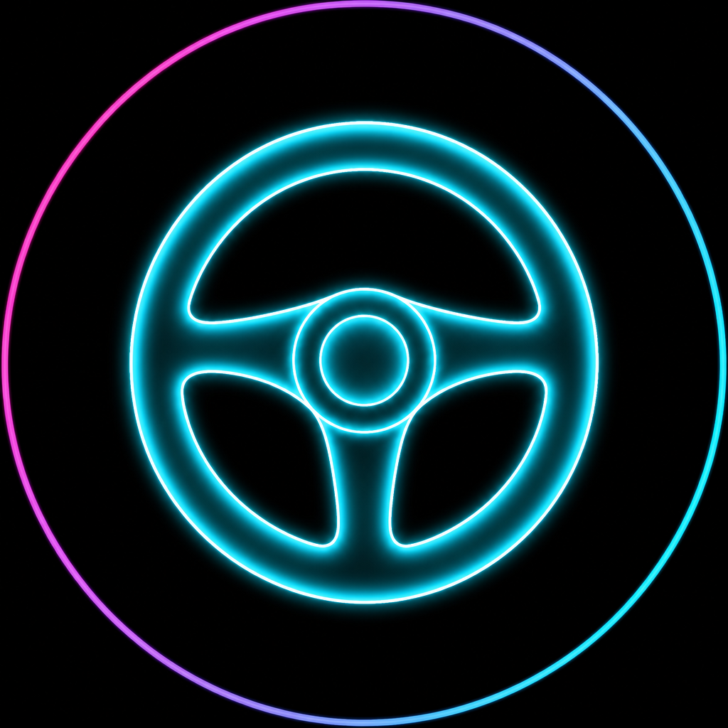 Steering wheel icon