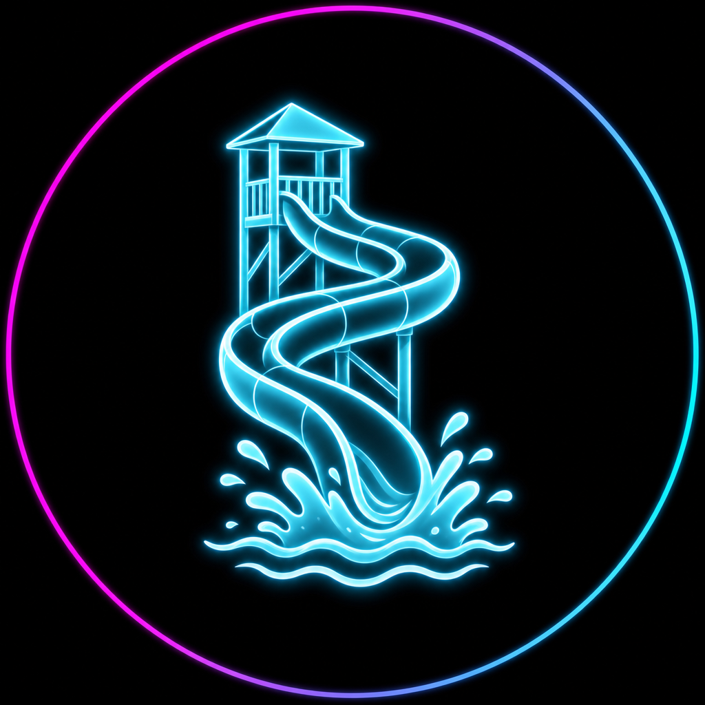 Water slide icon