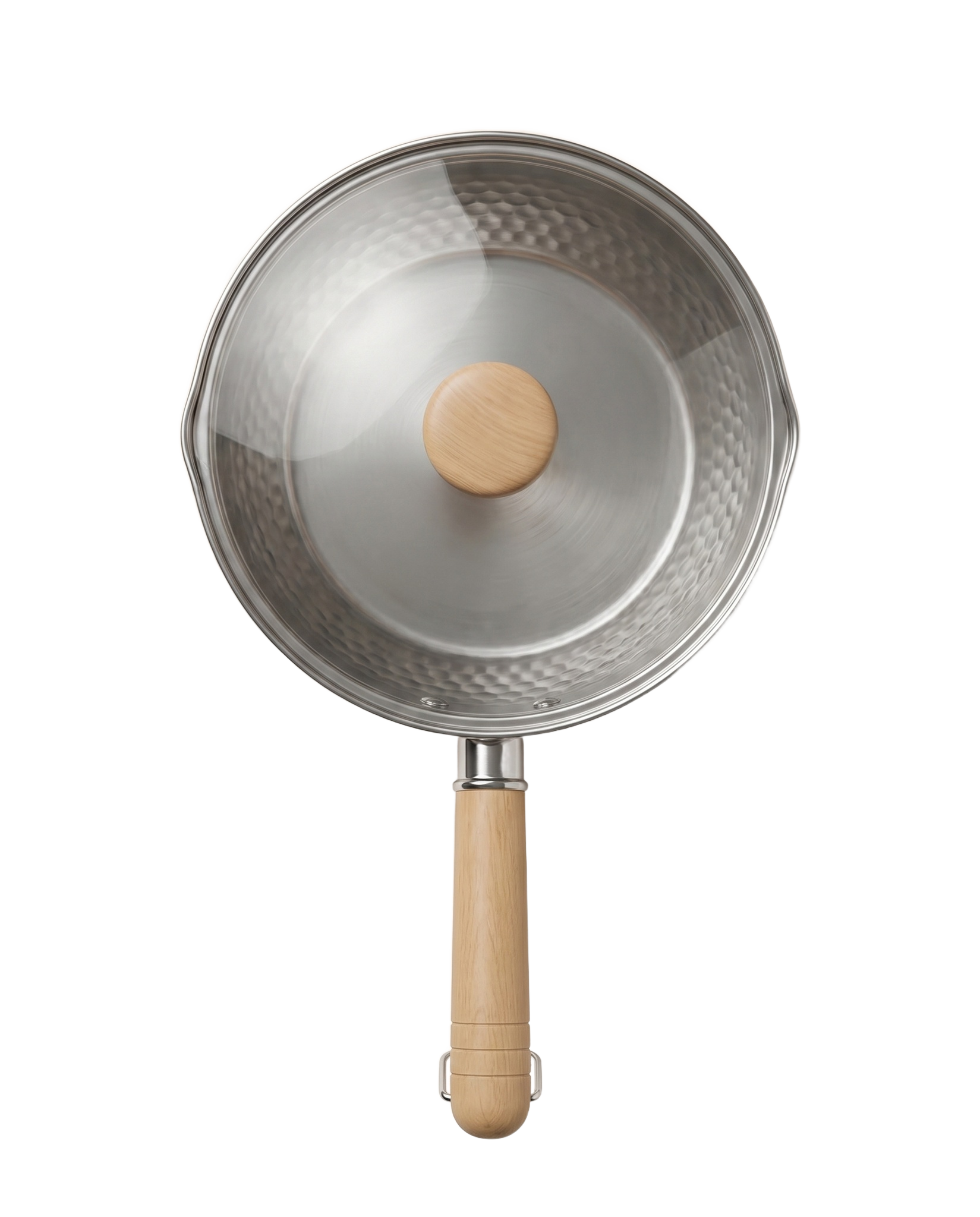 Iron Crown titanium saucepan features