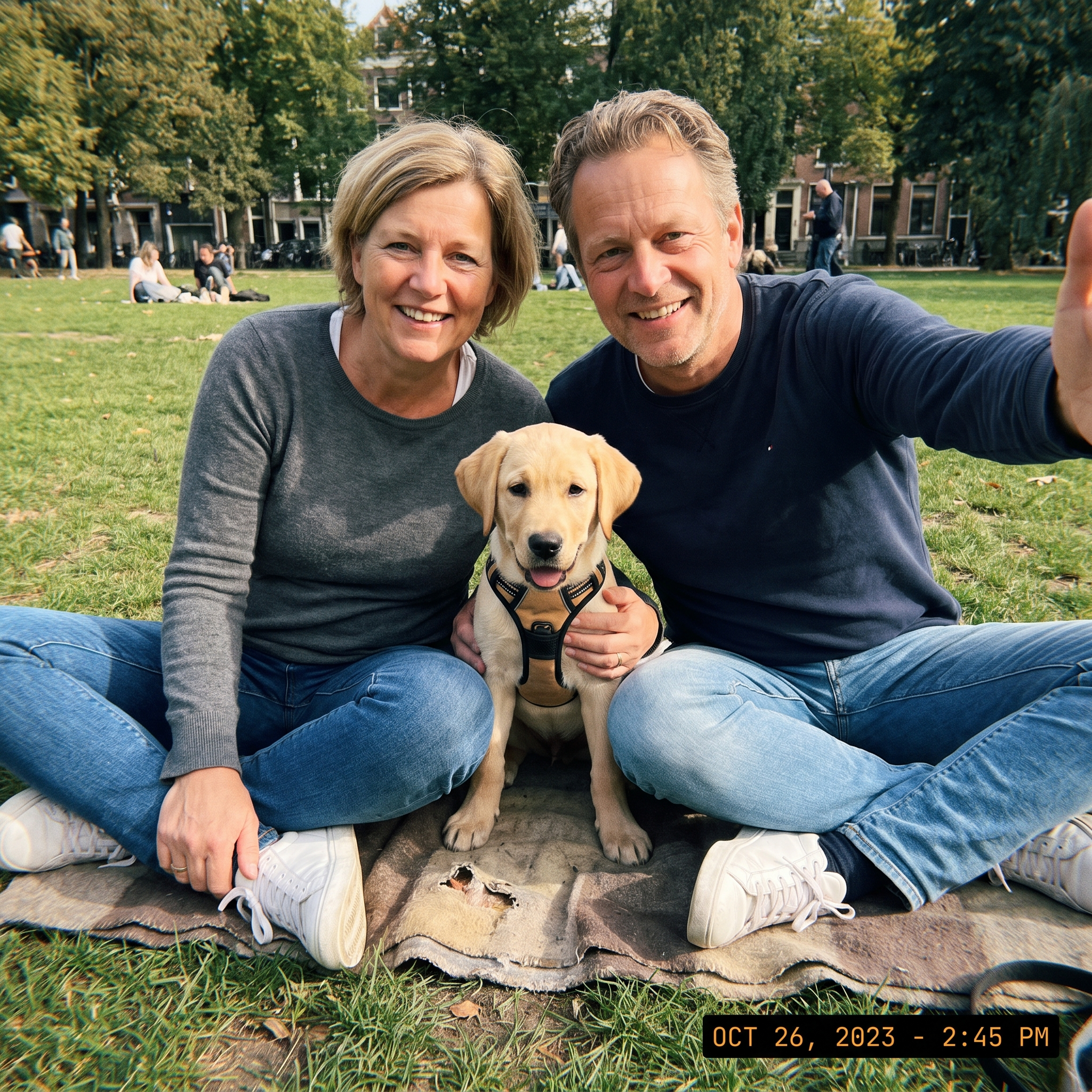 Robin & Femke met Nala