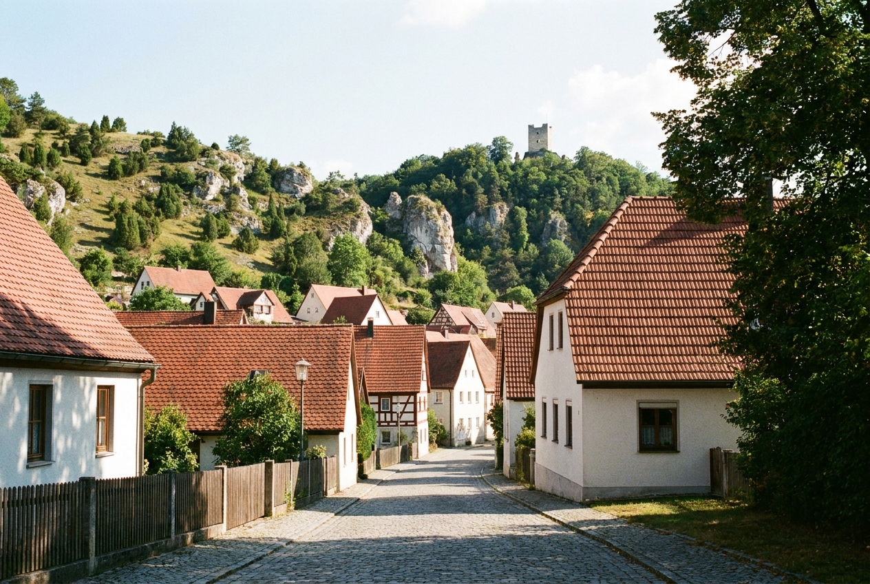 Bawarska gmina Altmannstein w Parku Natury Altmühltal