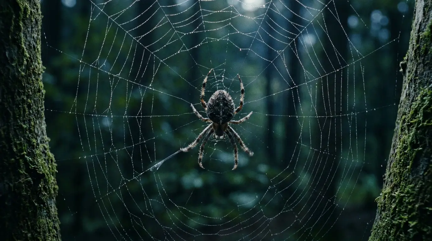 Traumdeutung Spinne – geheimnisvolles Netz im verzauberten Wald