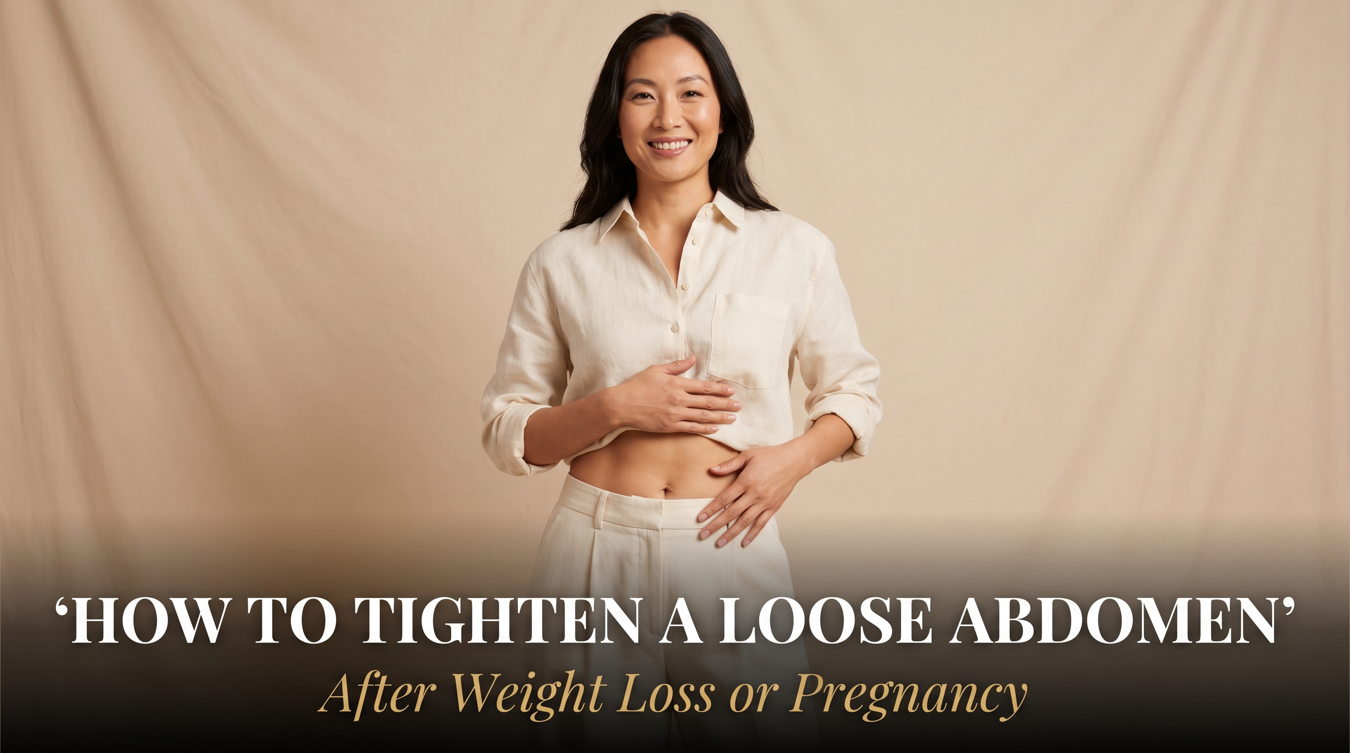 How to Tighten a Loose Abdomen After Weight Loss or Pregnancy