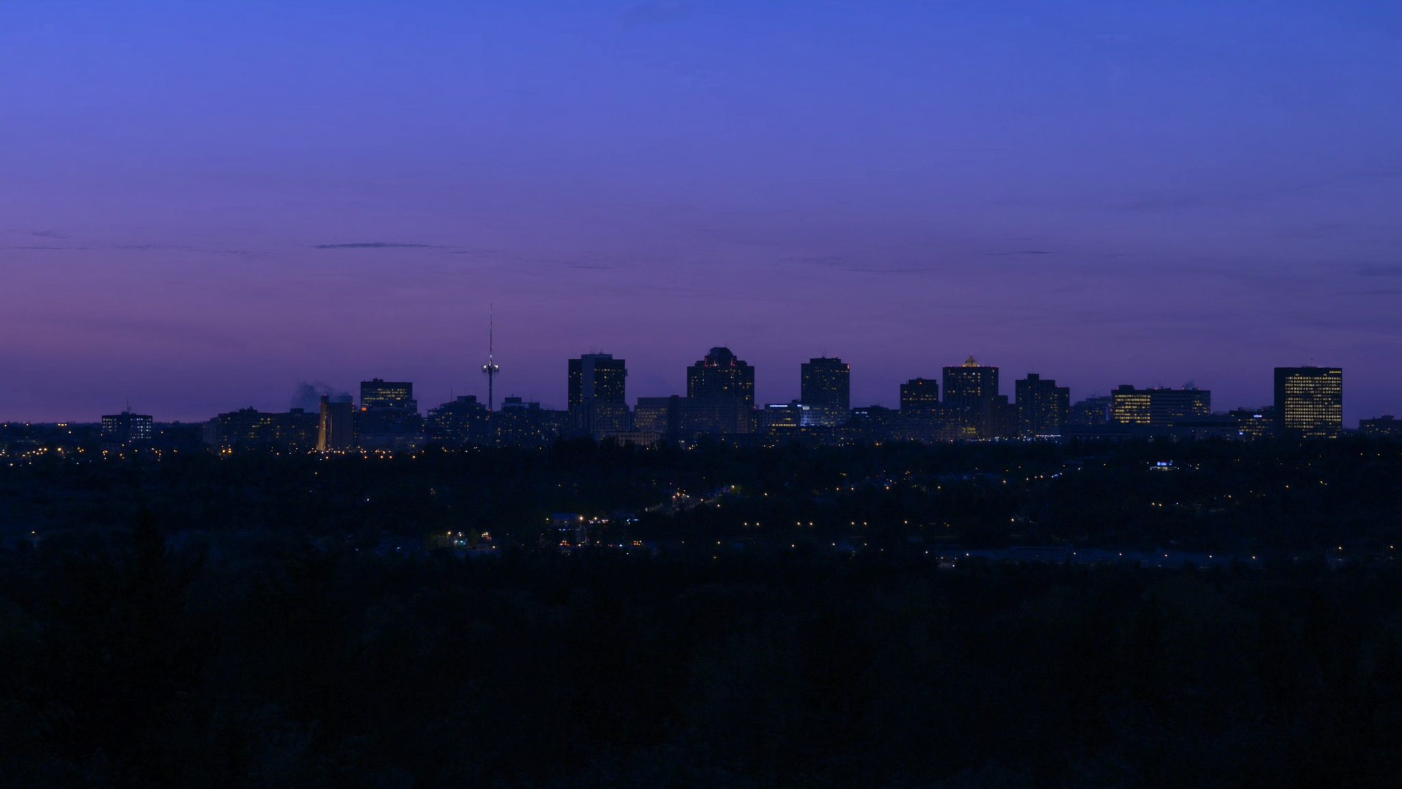 Red Deer, AB skyline