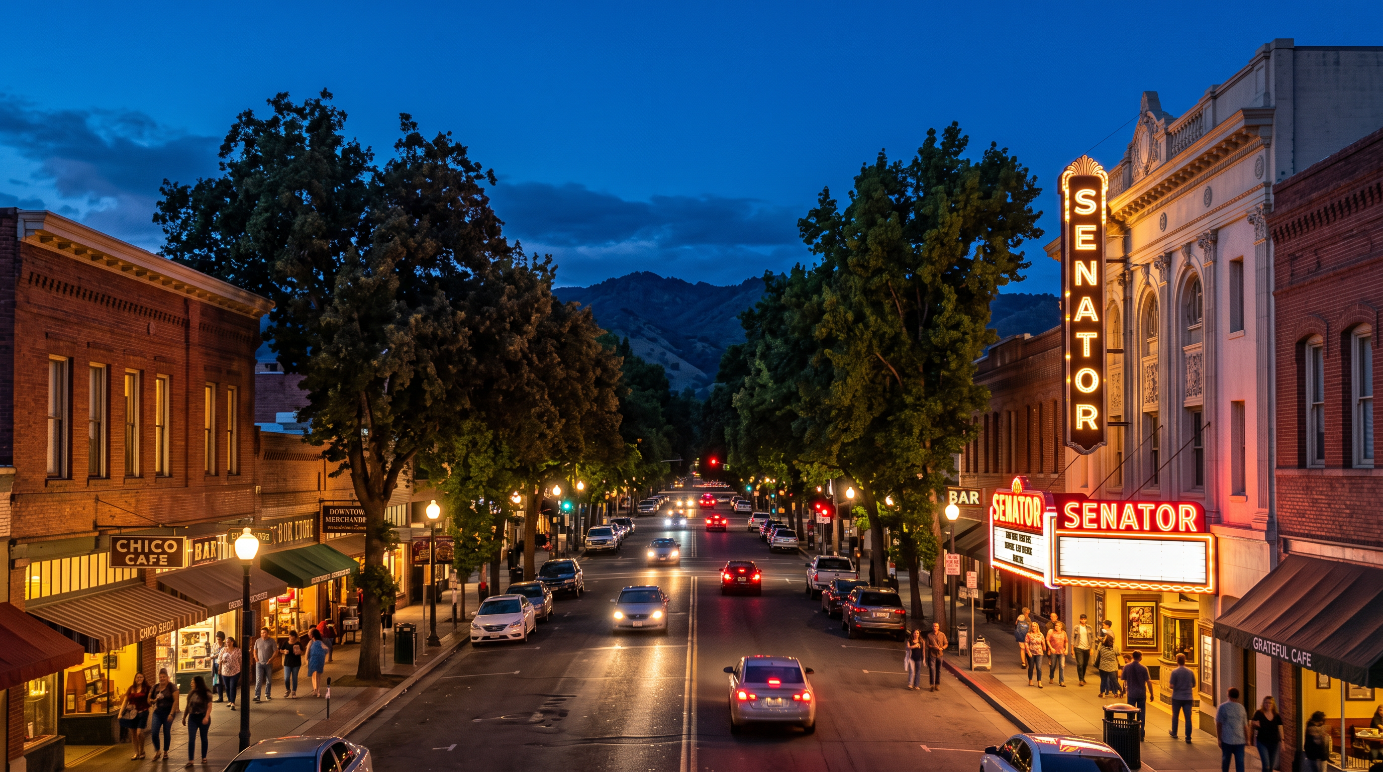 Chico, CA skyline