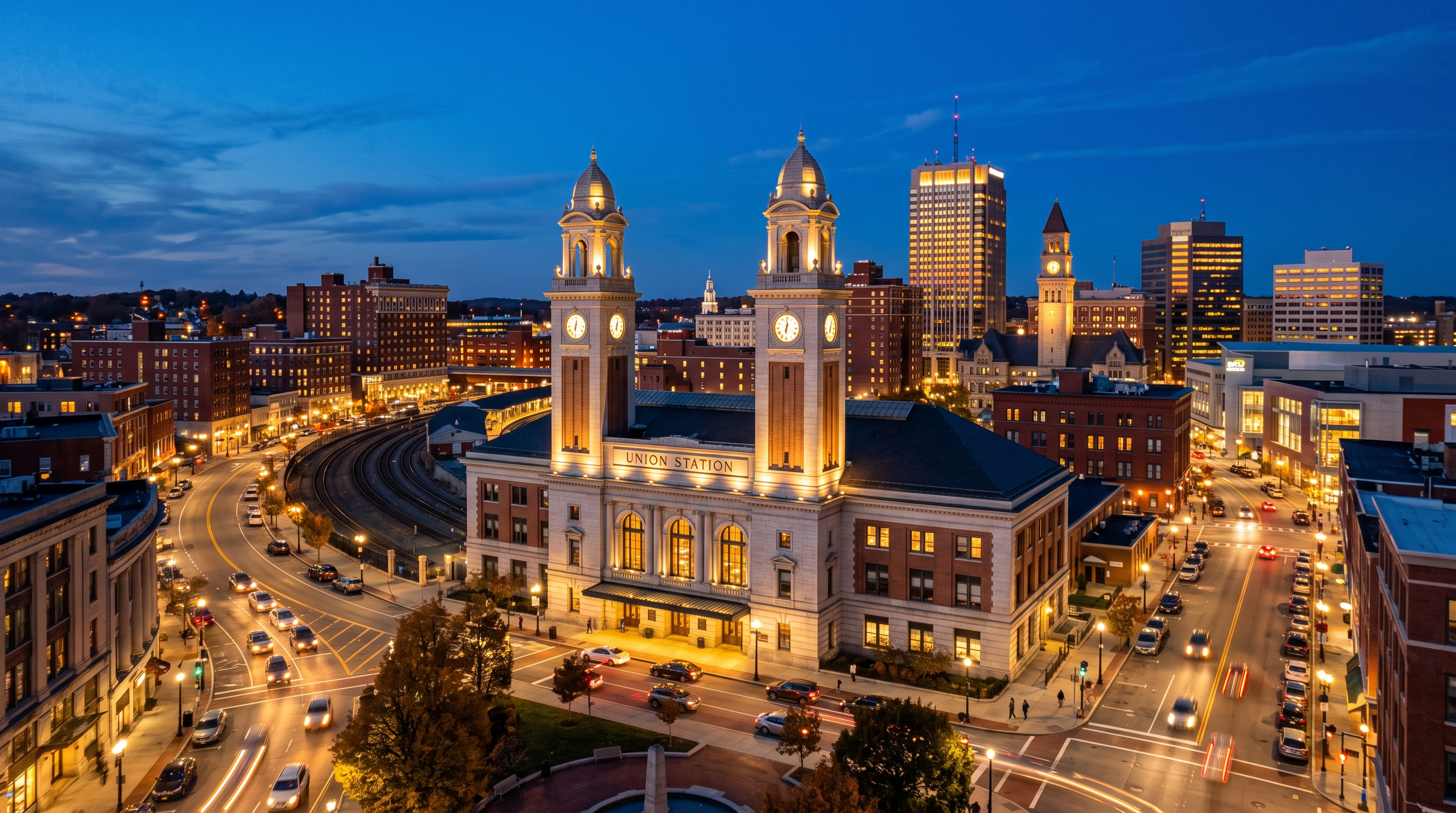 Worcester, MA skyline