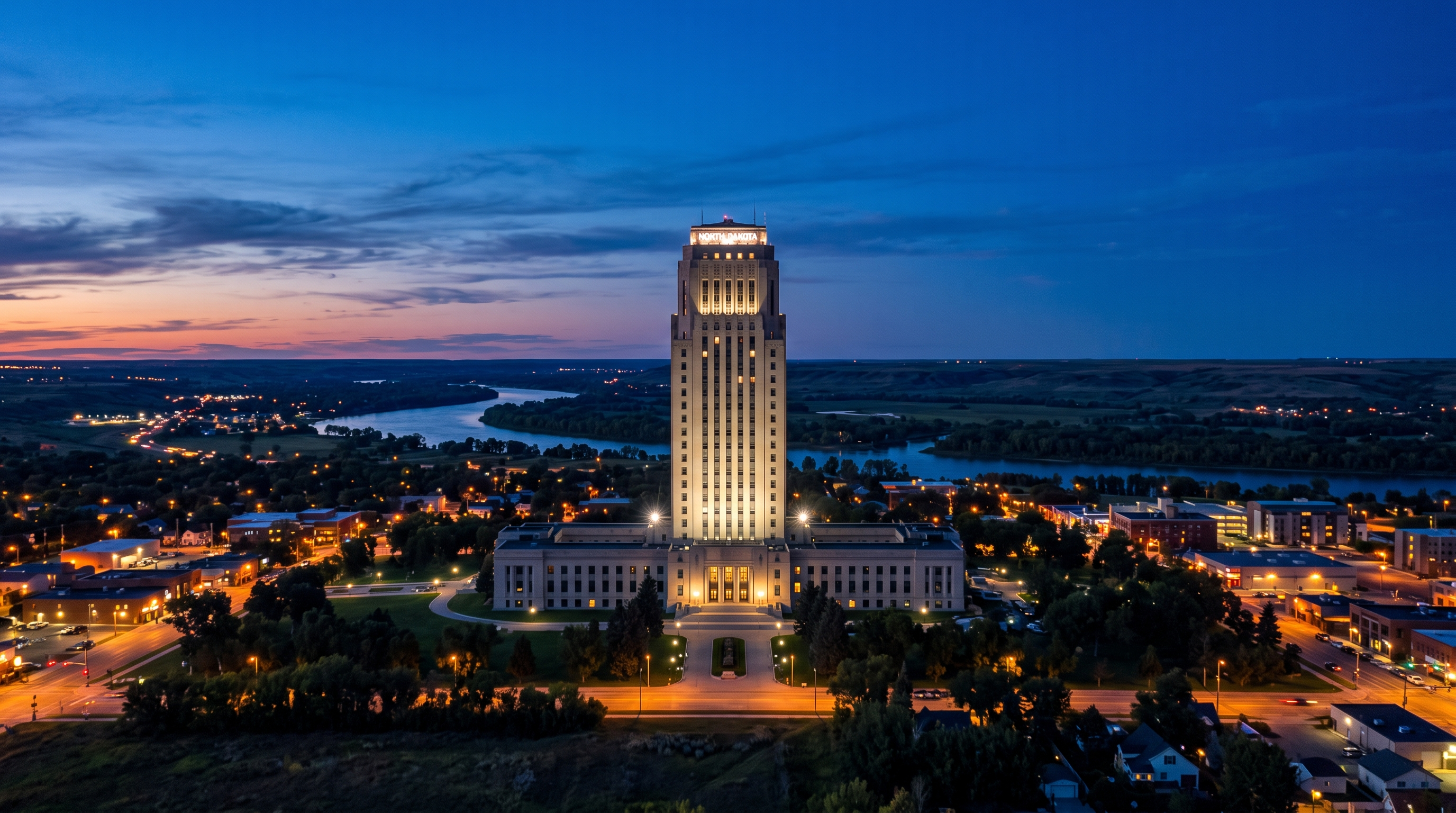 Bismarck, ND skyline