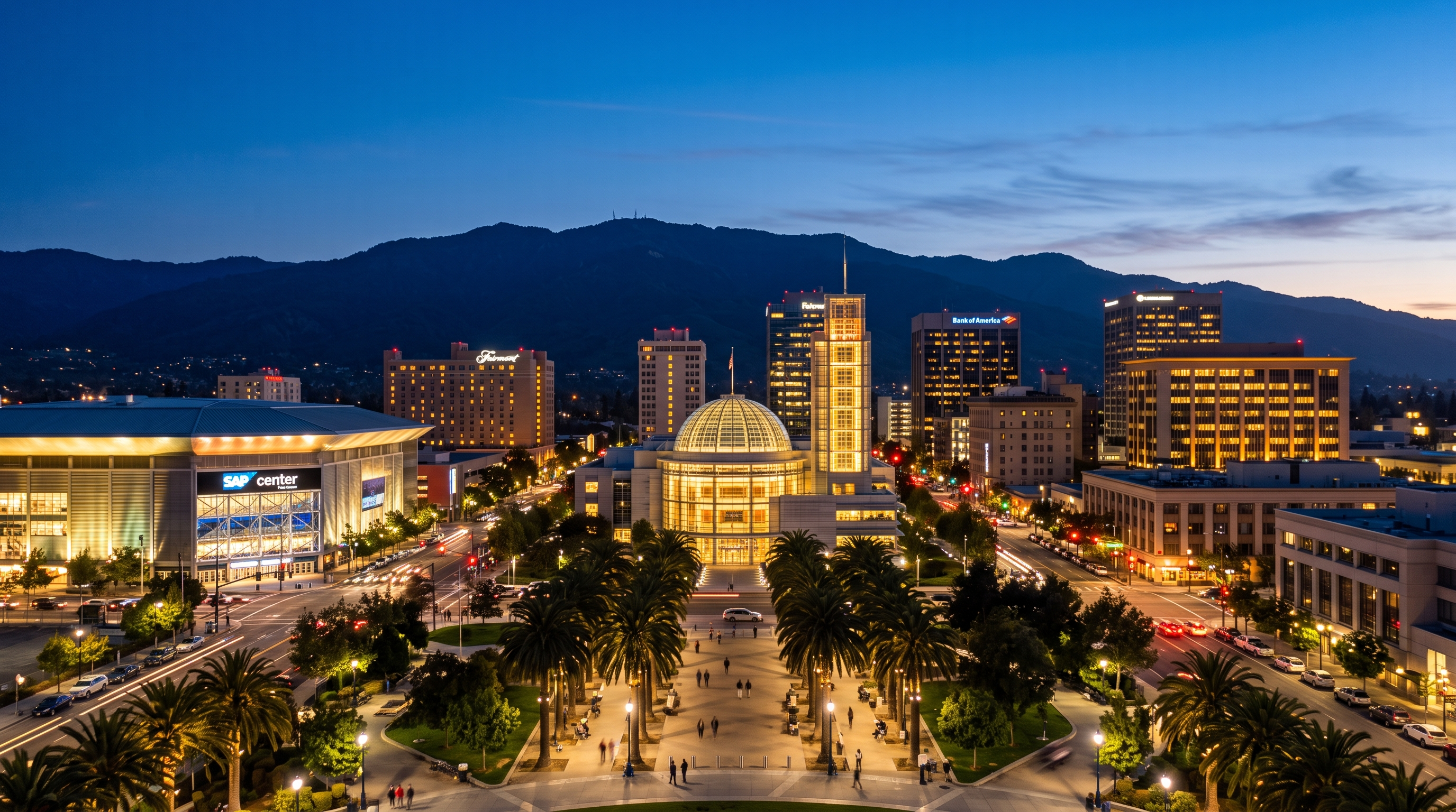 San Jose, CA skyline