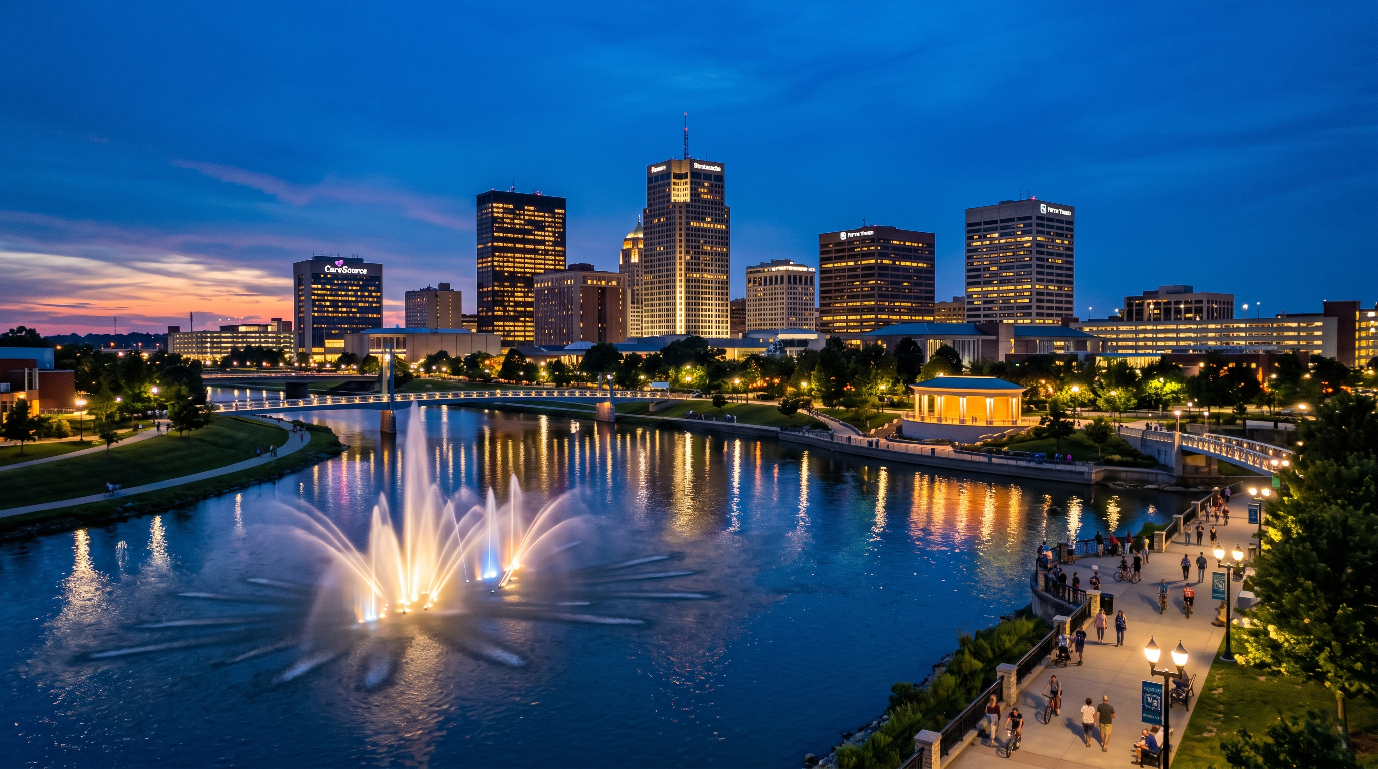 Dayton, OH skyline
