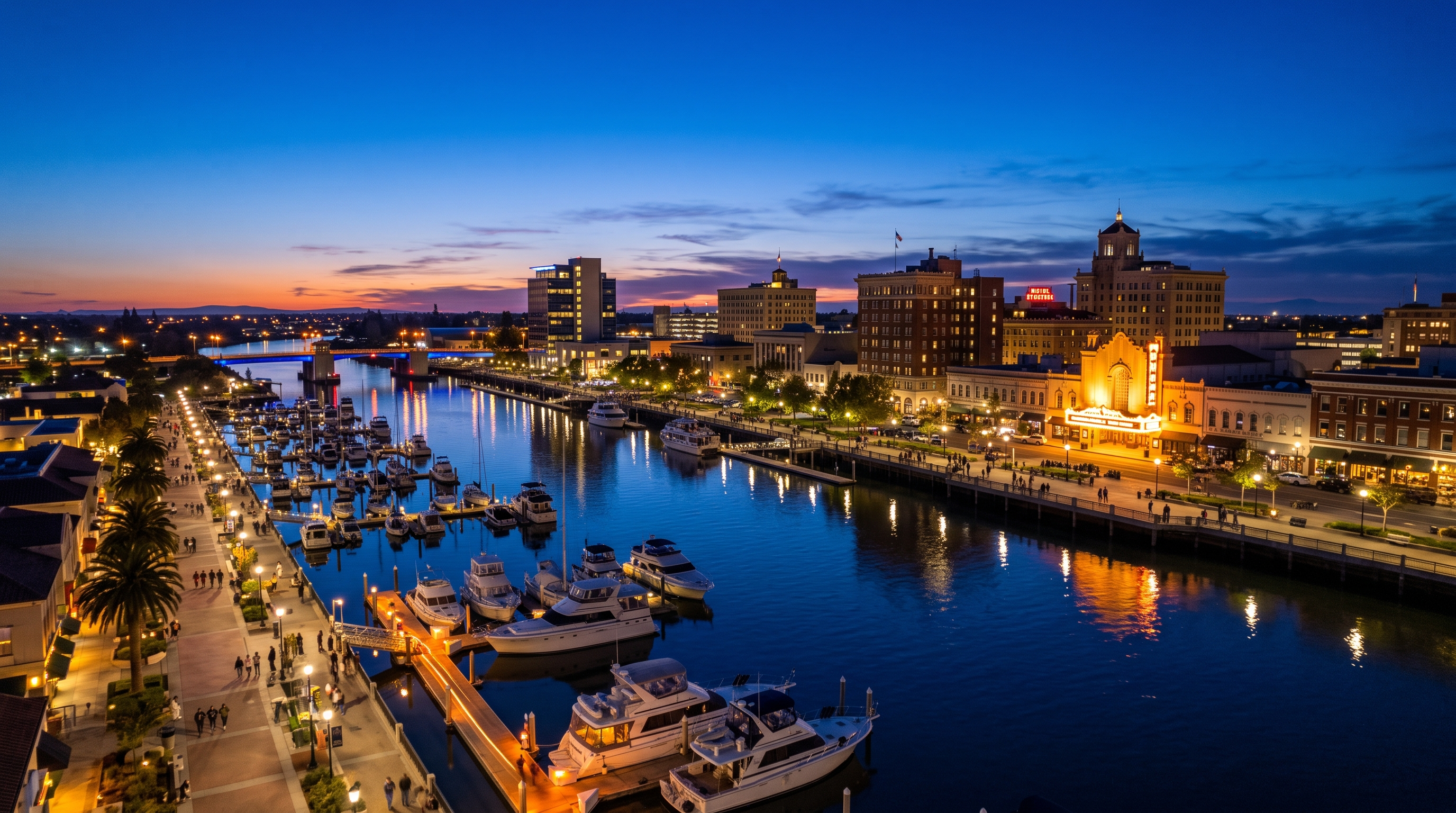 Stockton, CA skyline