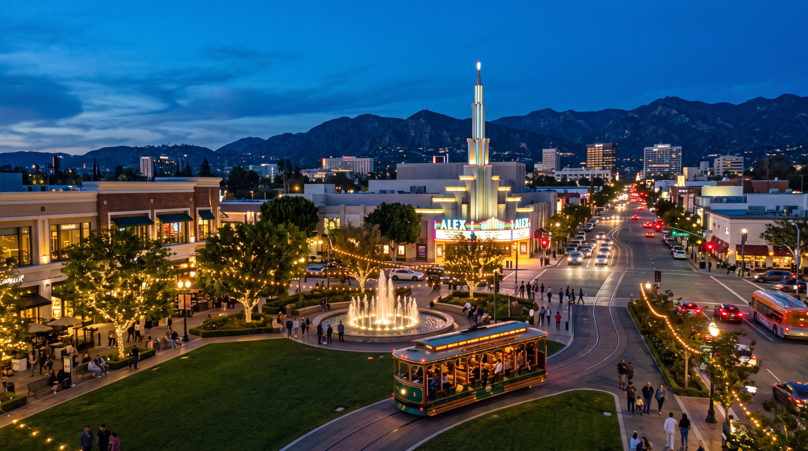Glendale, CA skyline