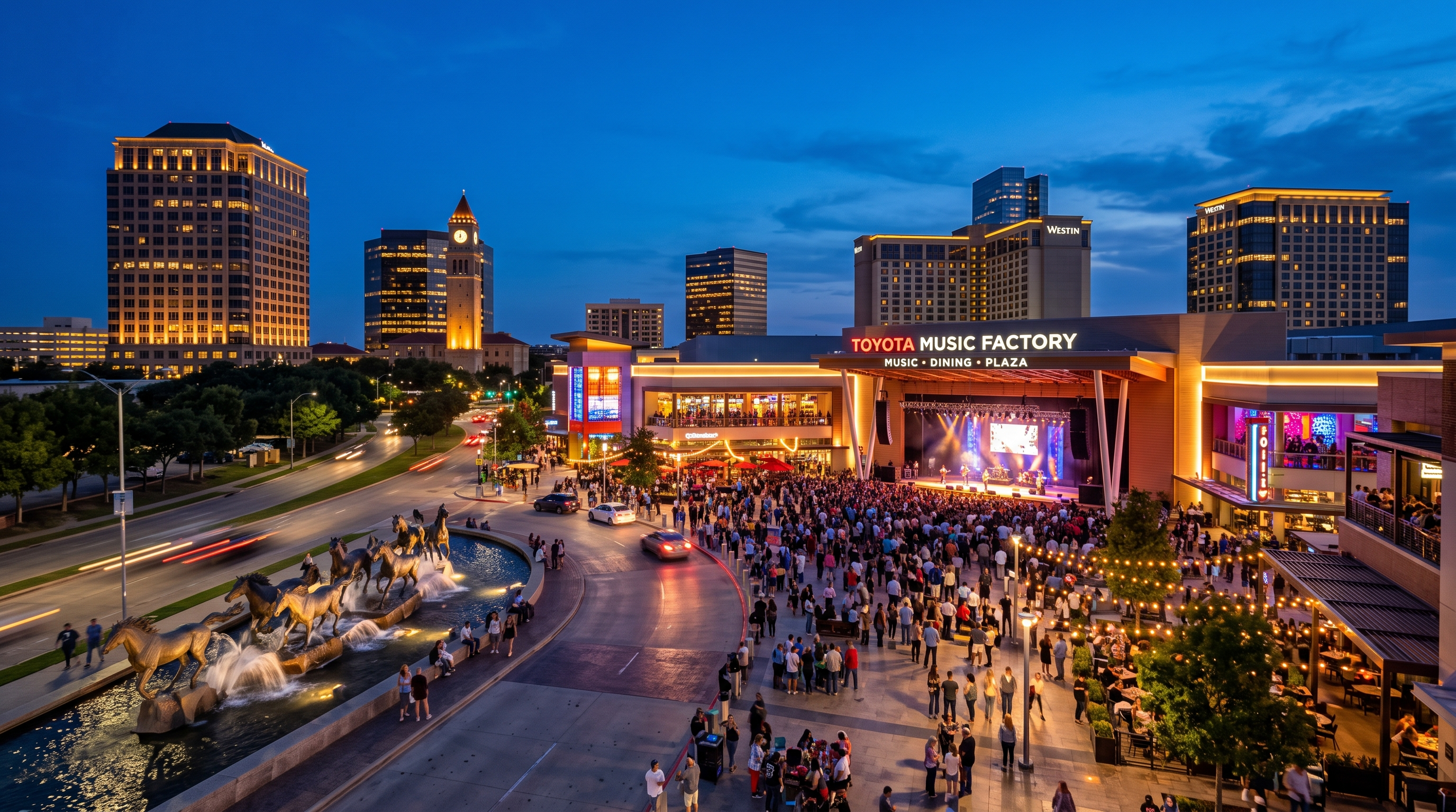 Irving, TX skyline