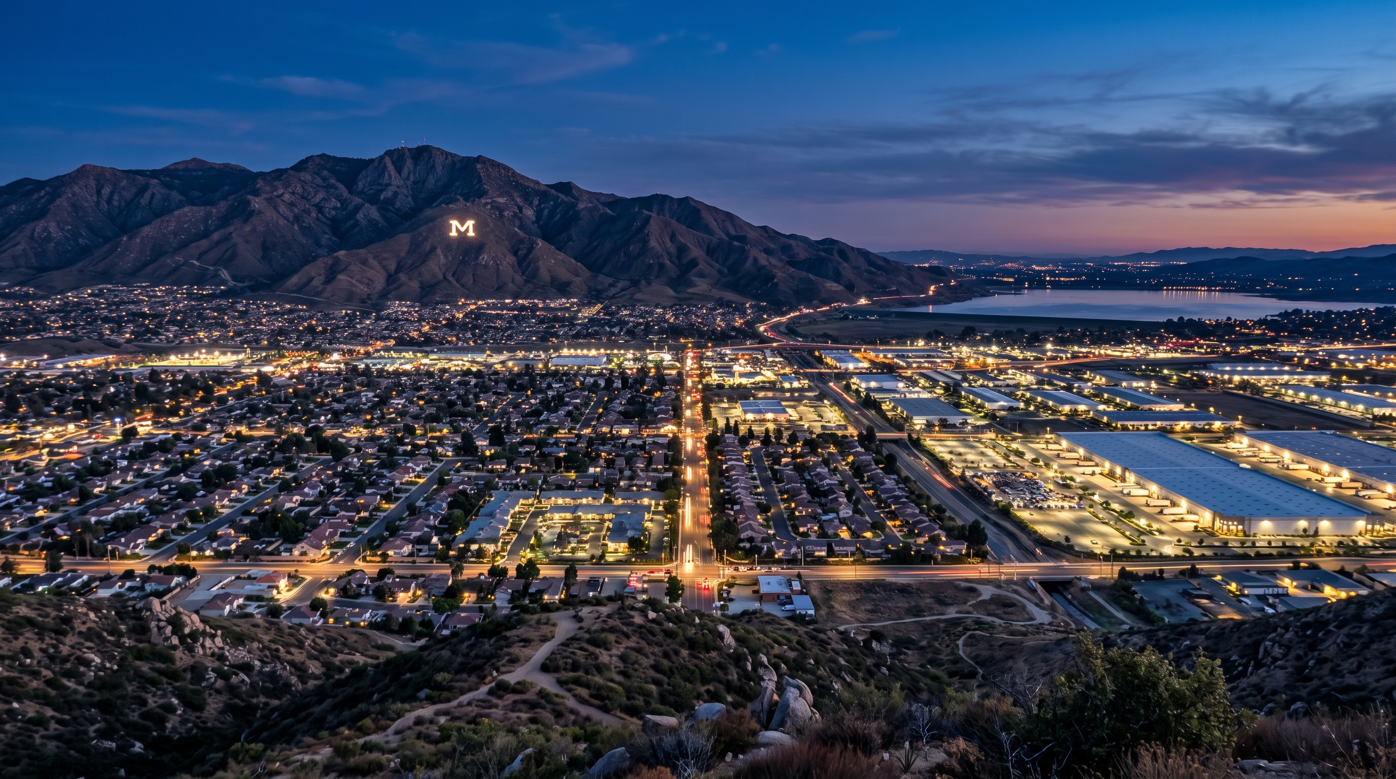 Moreno Valley, CA skyline