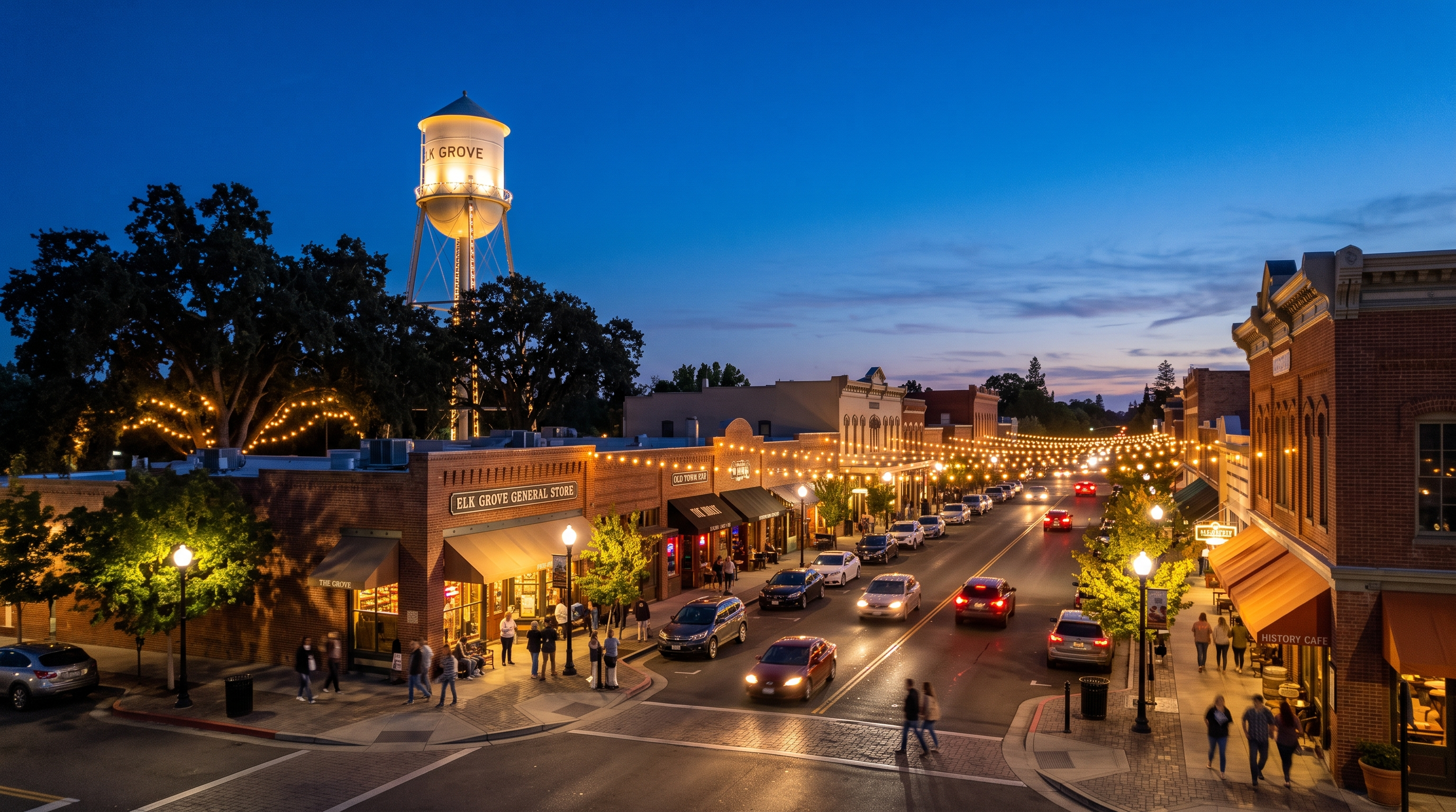 Elk Grove, CA skyline