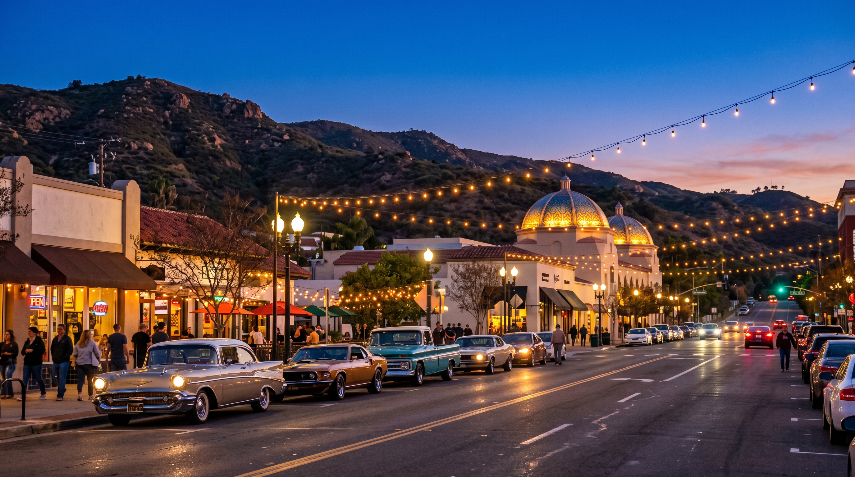 Escondido, CA skyline