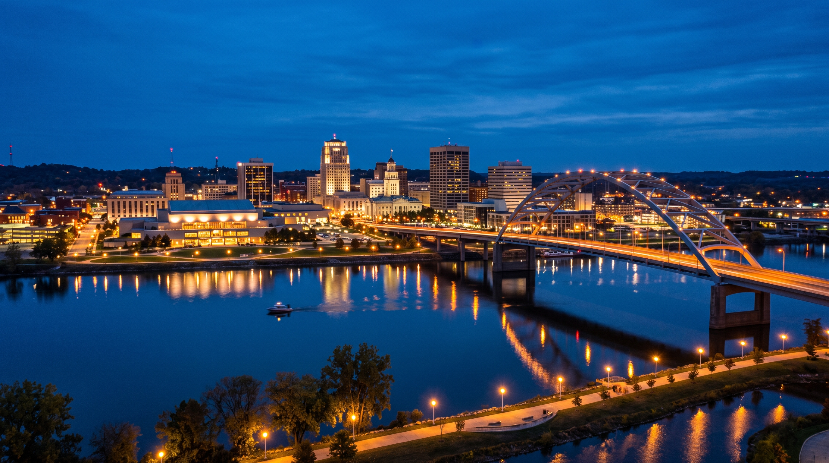 Peoria, IL skyline