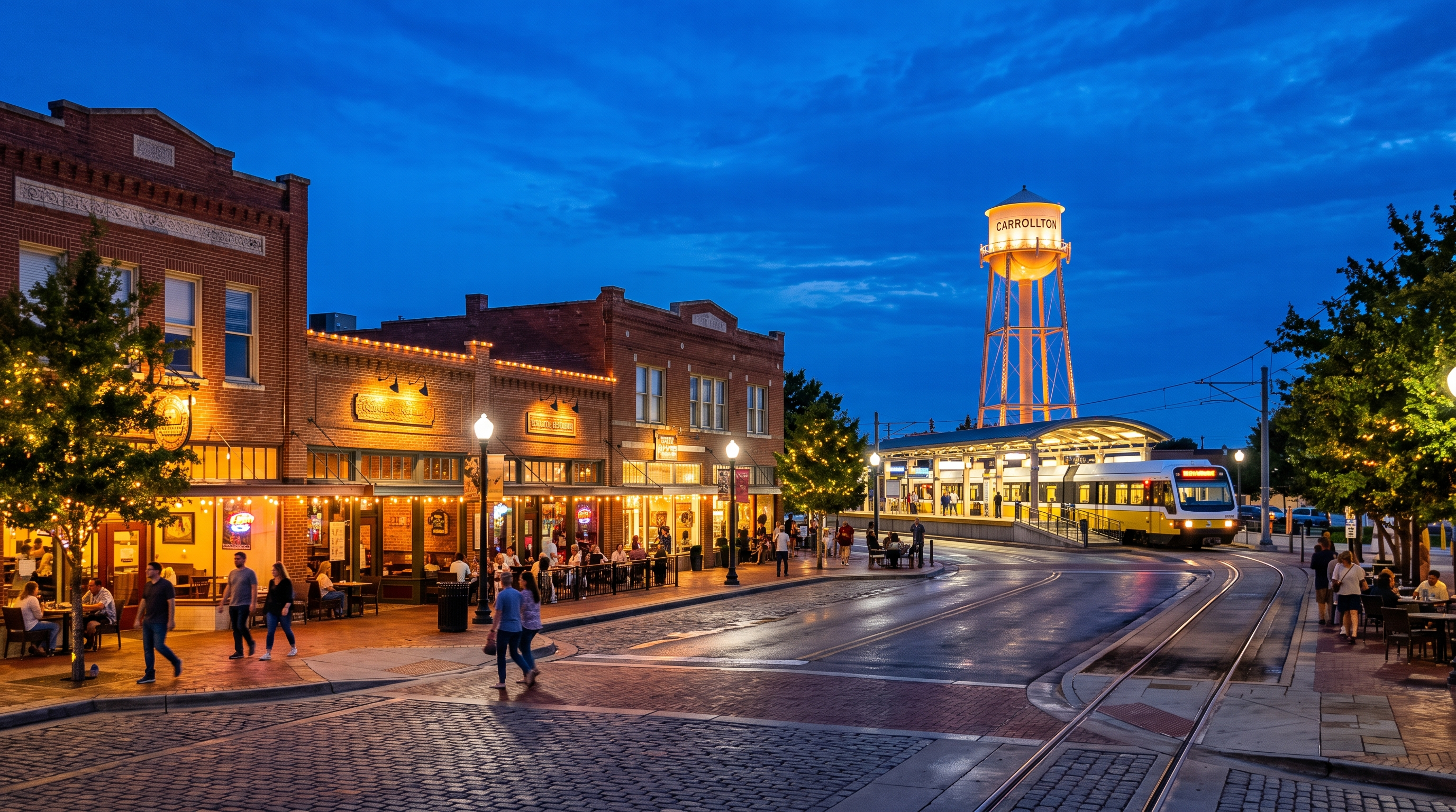 Carrollton, TX skyline