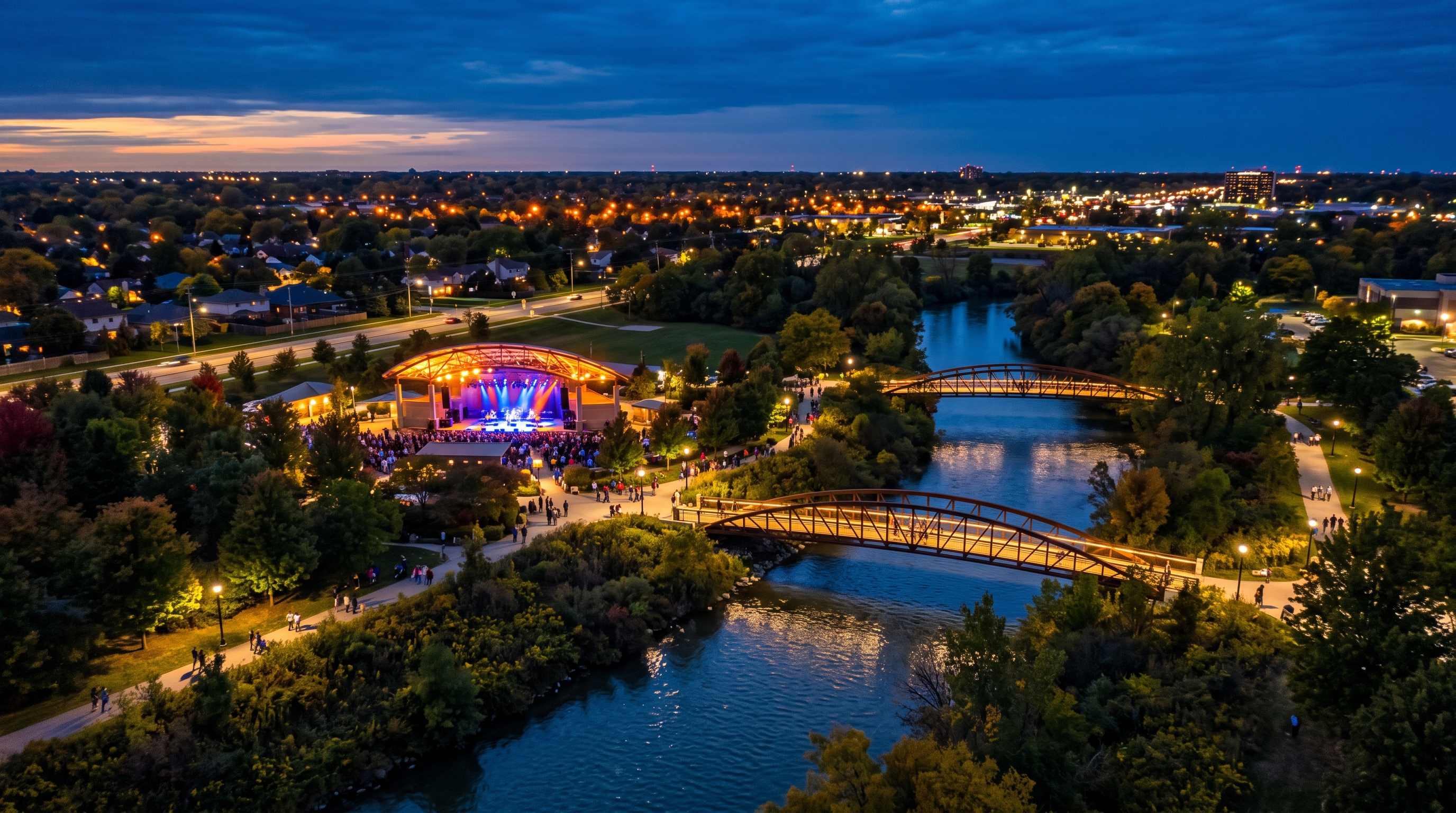 Sterling Heights, MI skyline