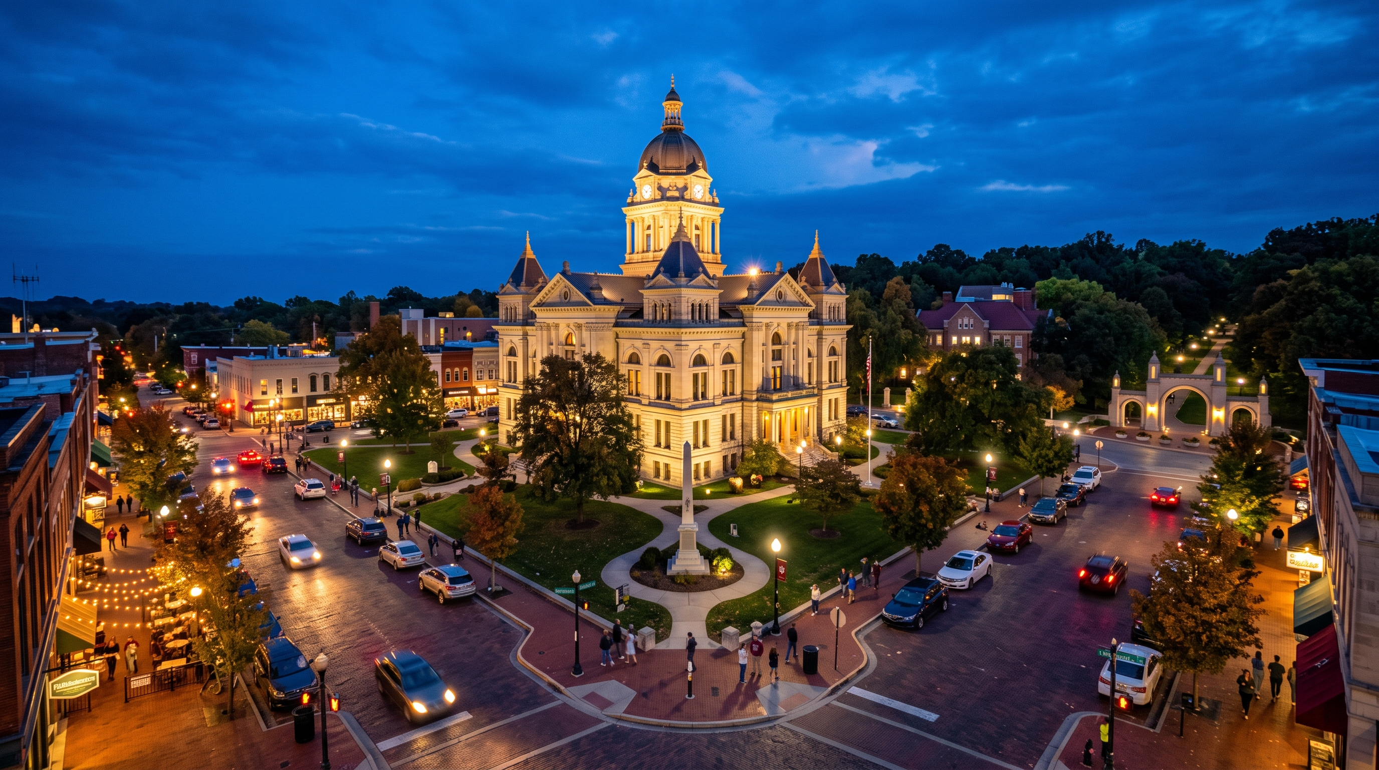 Bloomington, IN skyline