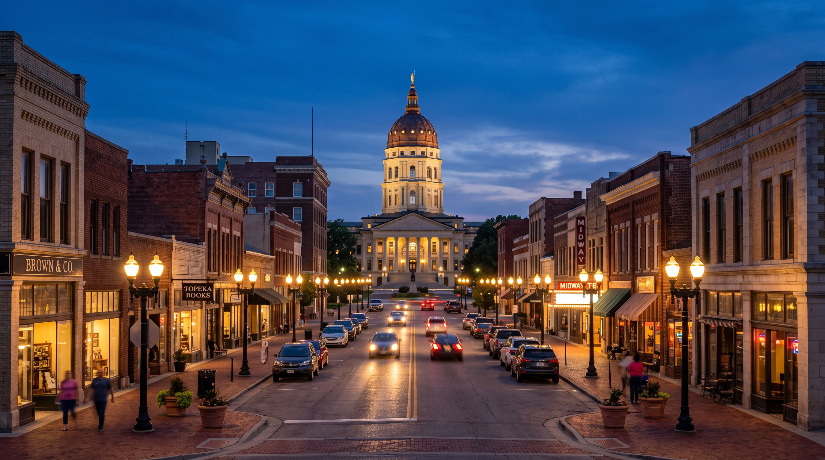 Topeka, KS skyline